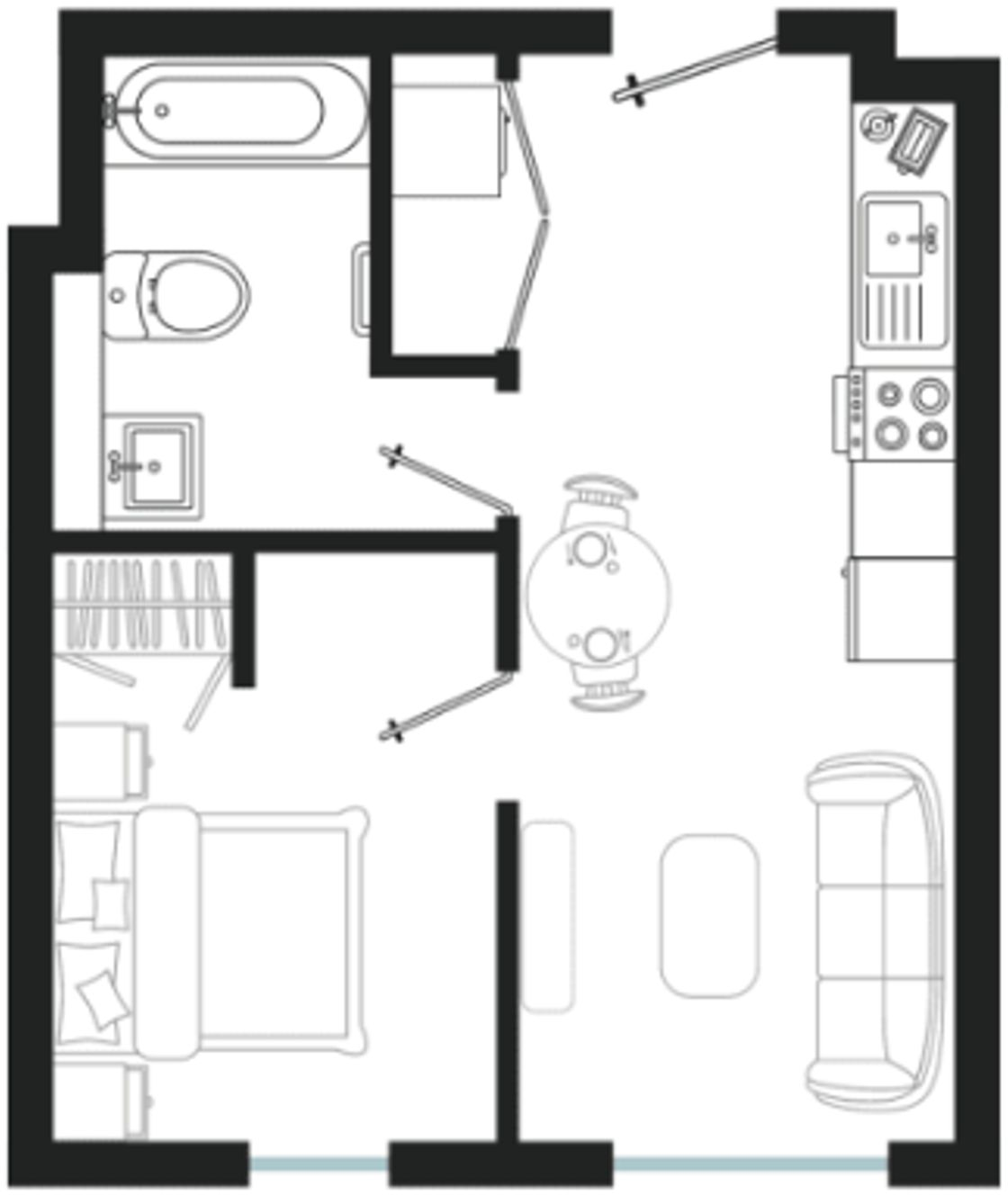 Kangaroo Works, Sheffield, S1 floorplan