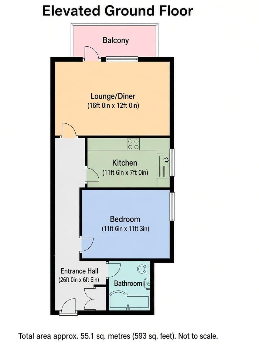 2, Headswell Crescent, Bournemouth, BH10 floorplan