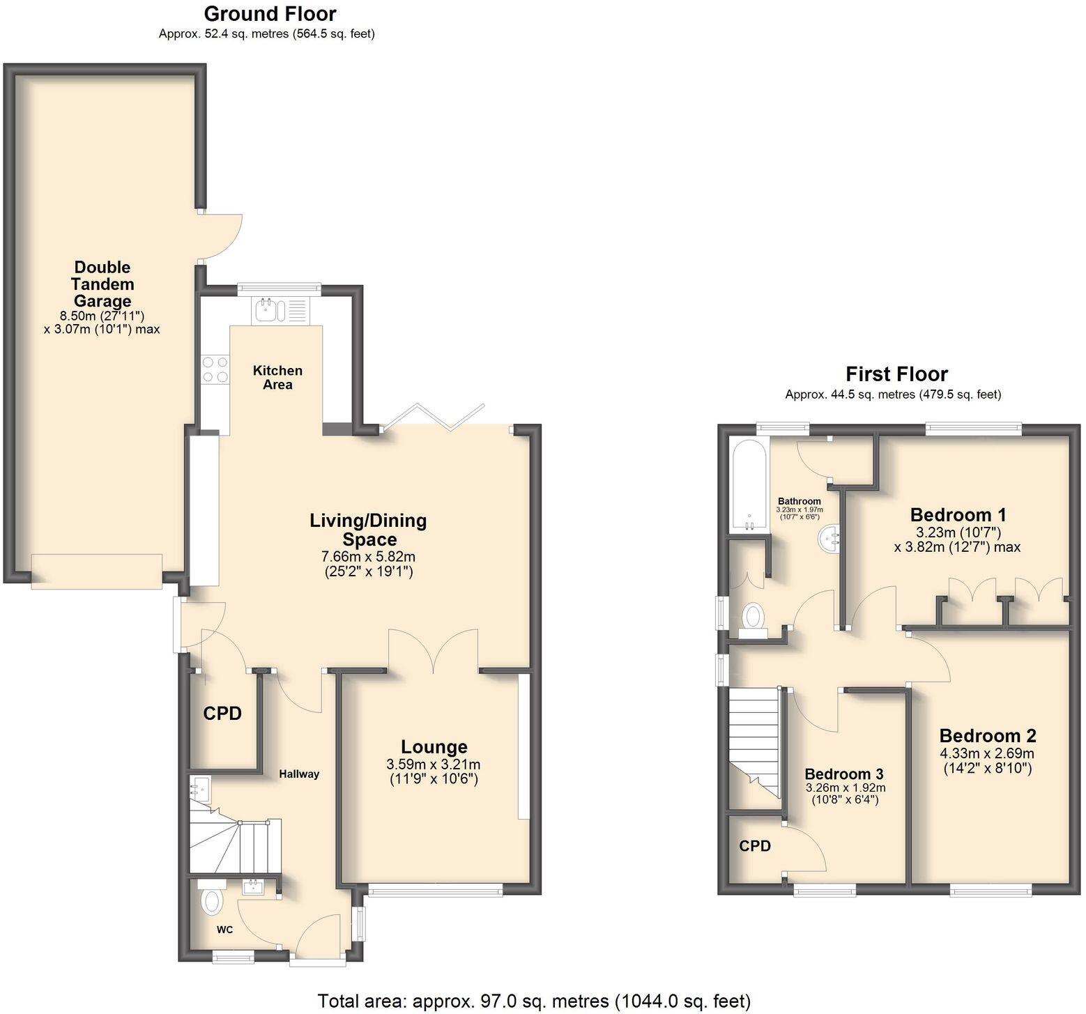 Everard Avenue, Sheffield, S17 floorplan