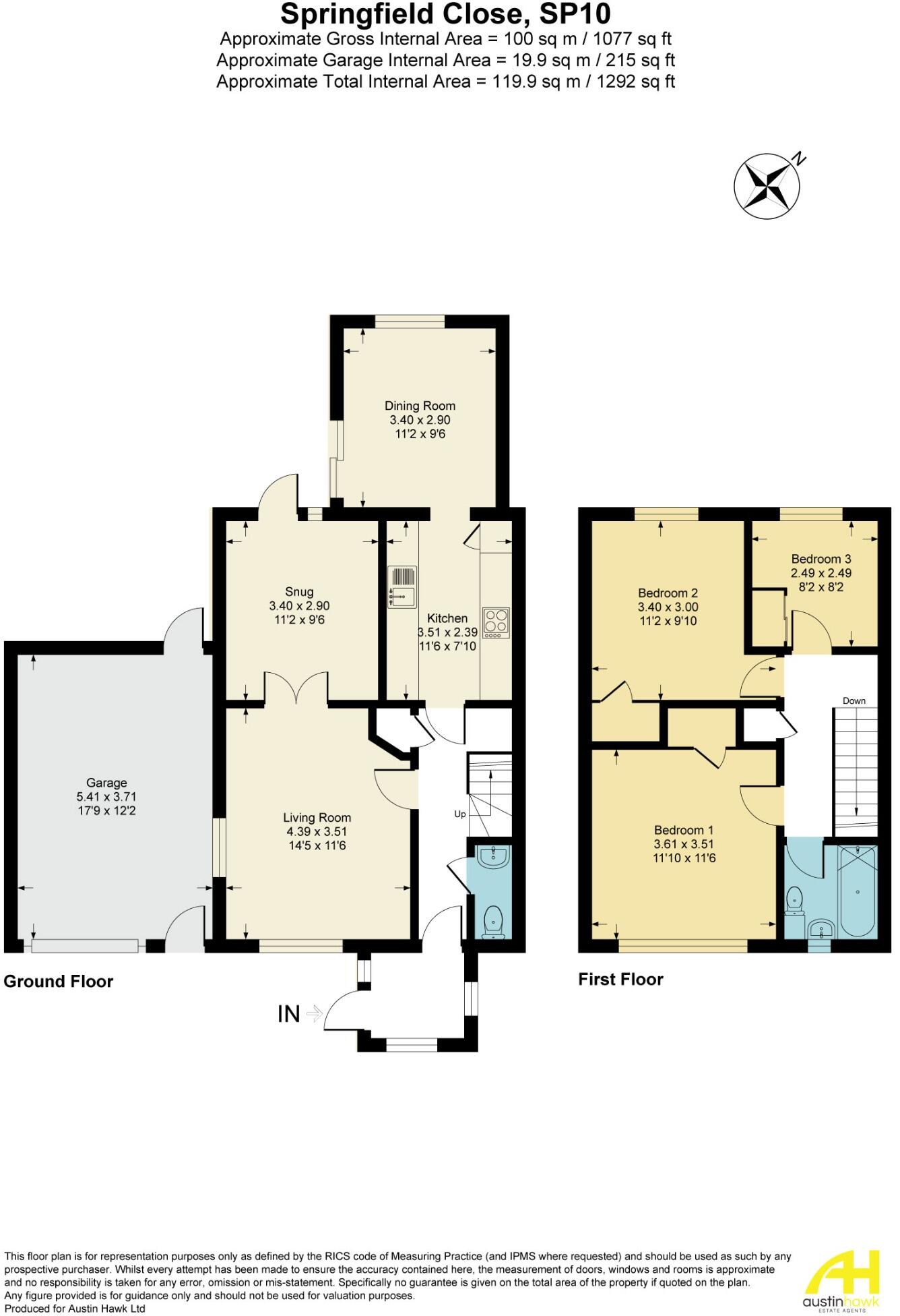 Springfield Close, Andover floorplan