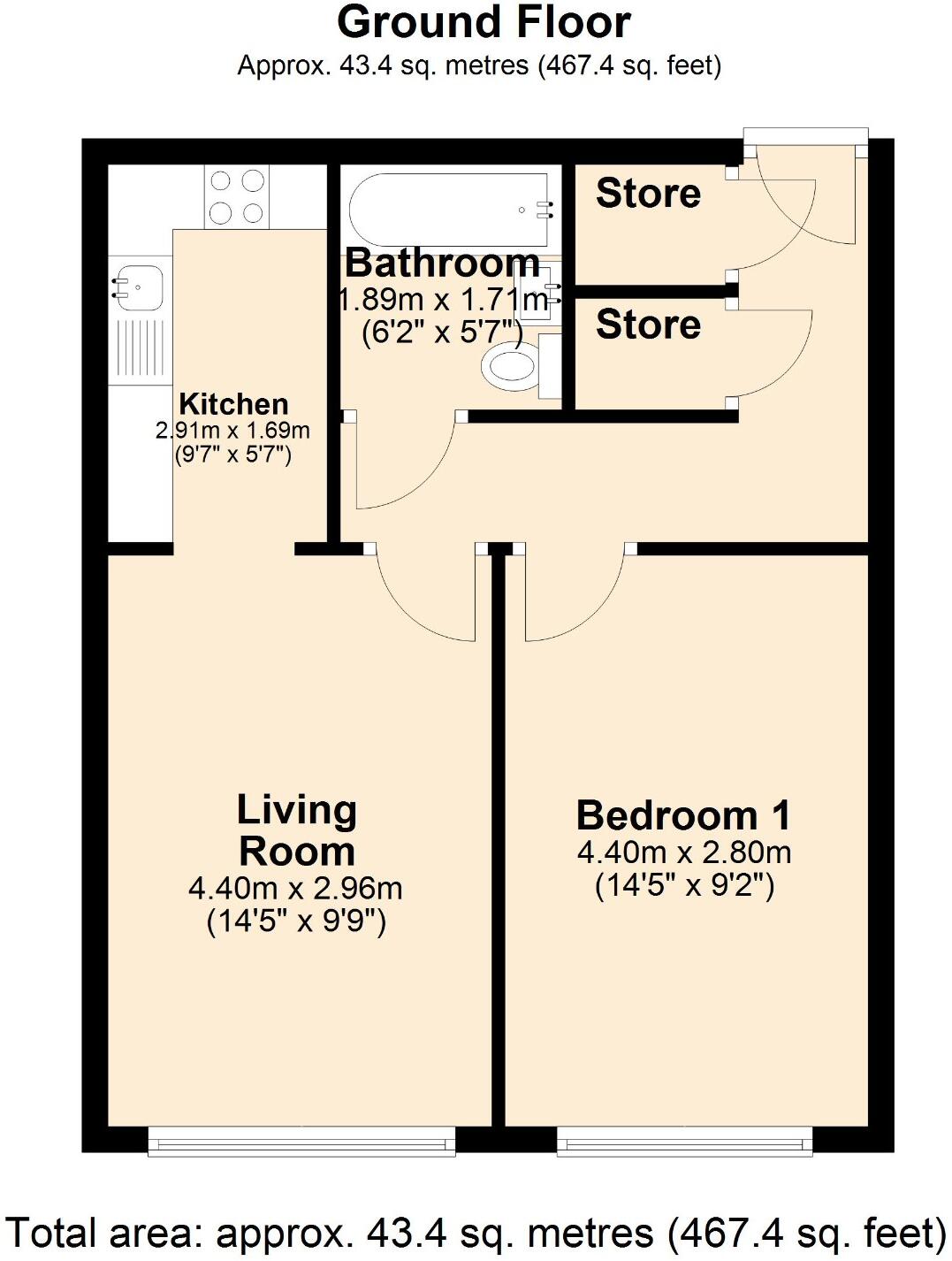 Alma Road, Sale, Cheshire, Greater Manchester, M33 floorplan