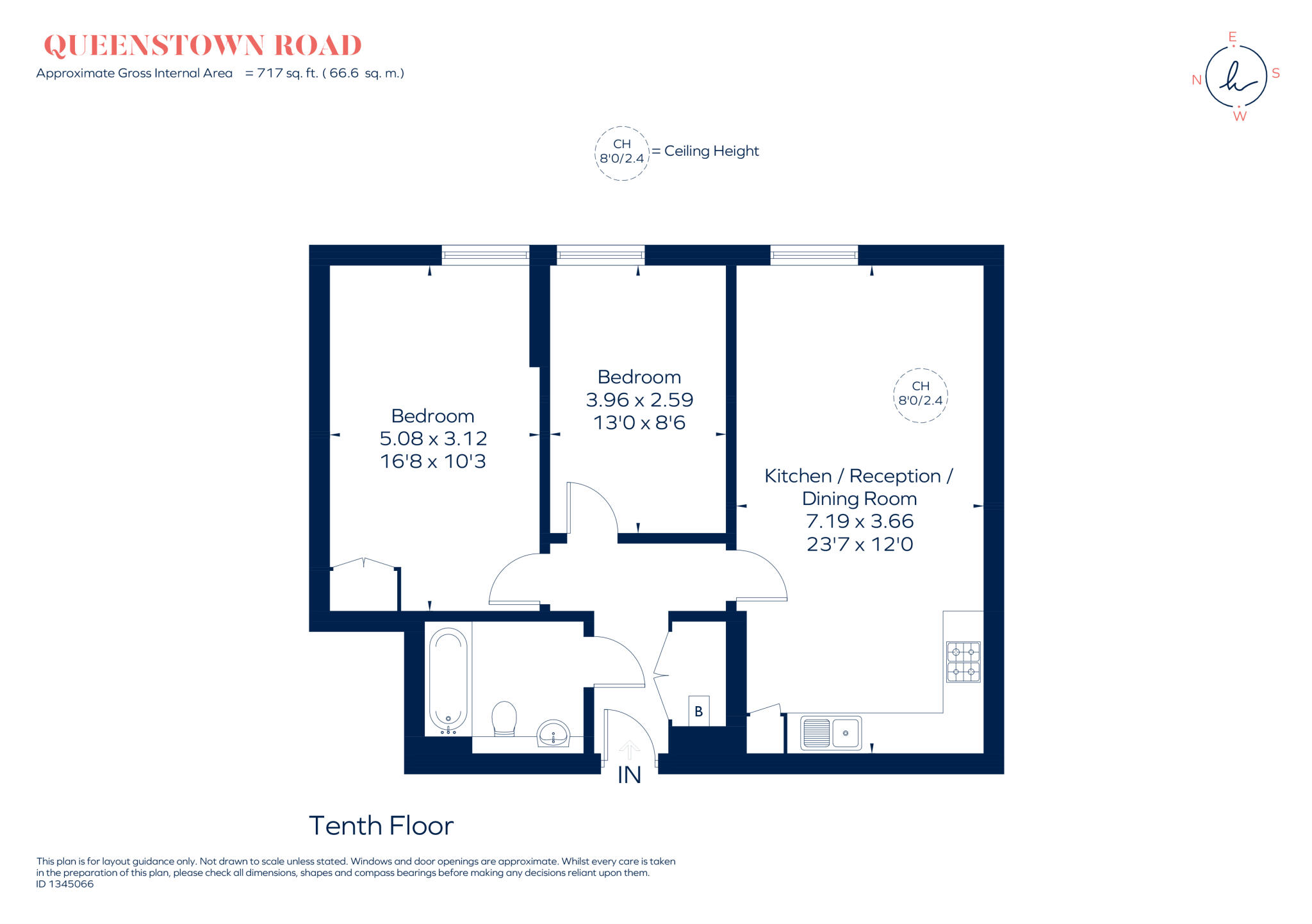 Queenstown Road London SW11 floorplan