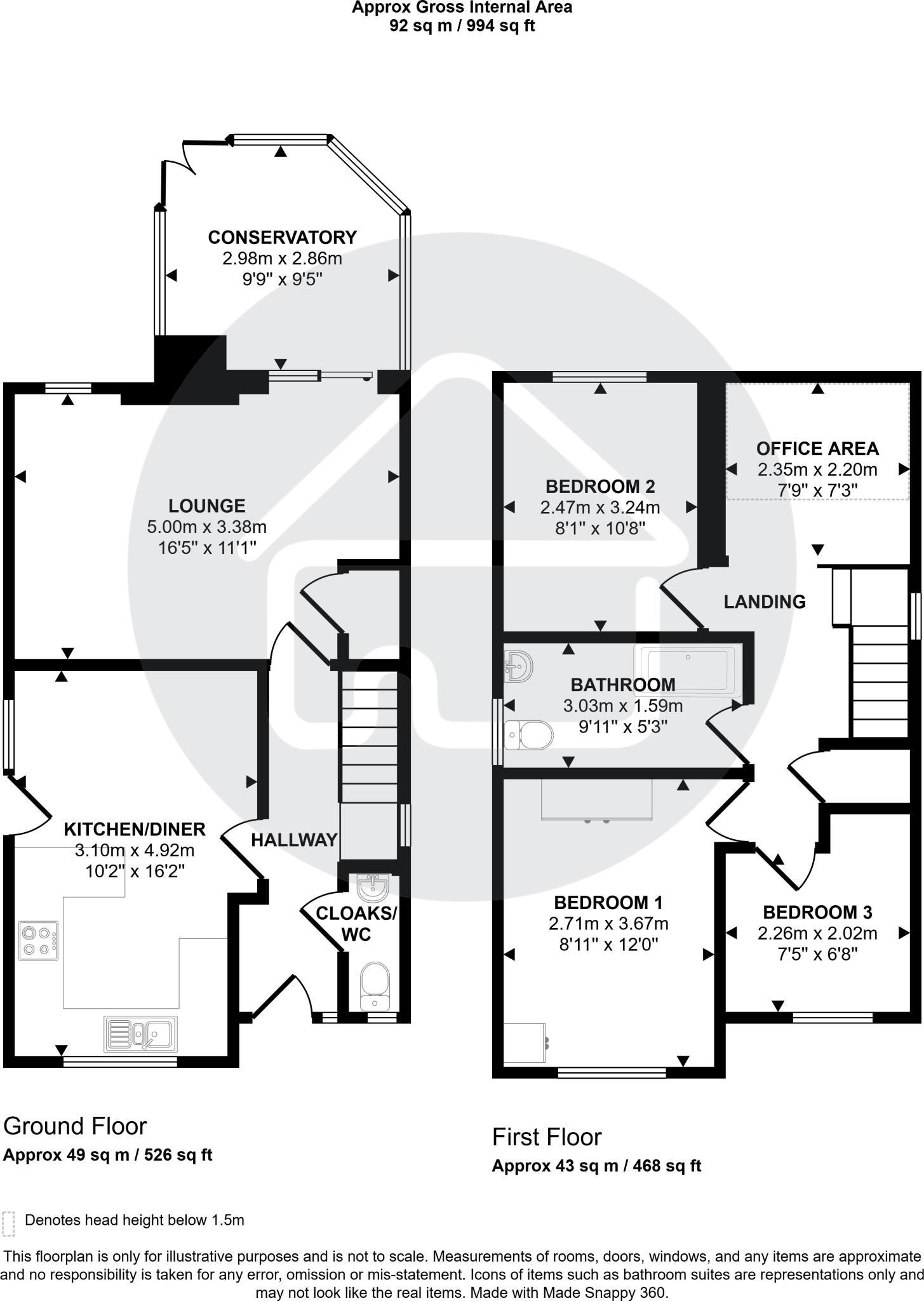 Shelley Drive, Barrow-in-Furness floorplan