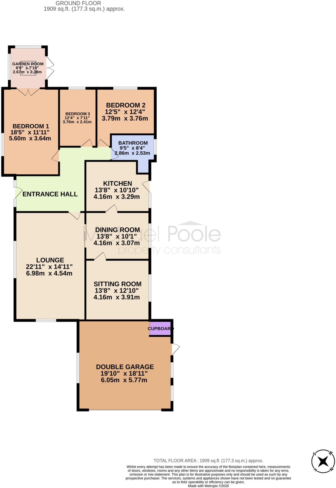 Clyde Gardens, Billingham, TS22 floorplan