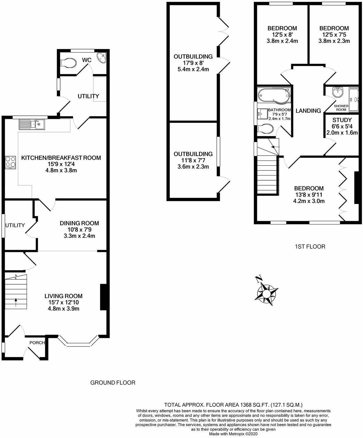 Boundary Cottages, Bovingdon, HP3 floorplan