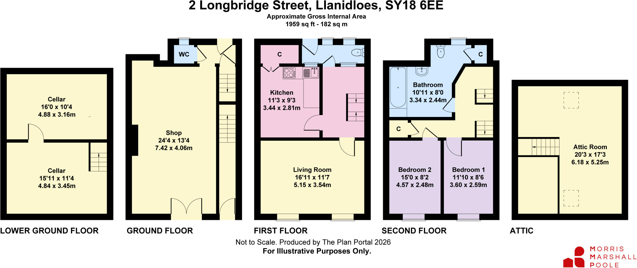 Long Bridge Street, Llanidloes, Powys, SY18 floorplan