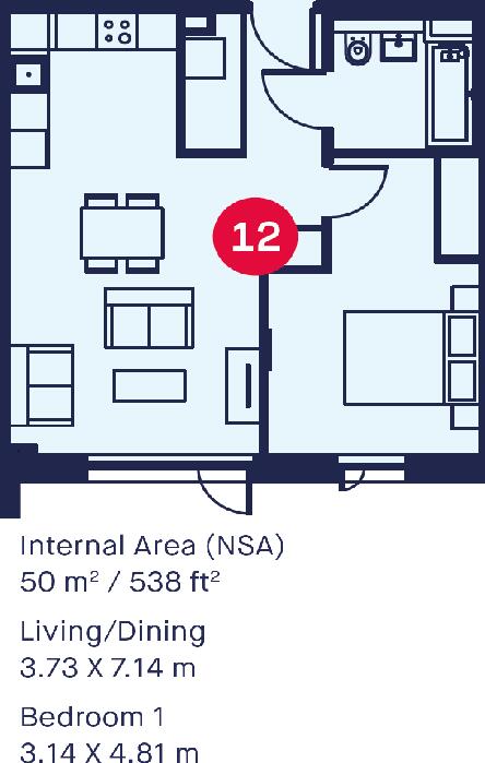 Mount Yard, Meadowside 2 Old Mount Street M4 floorplan