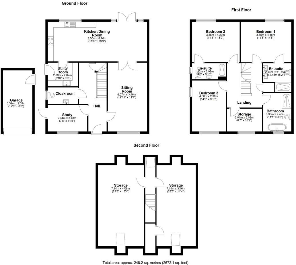 Blackberry Close, Great Barford floorplan