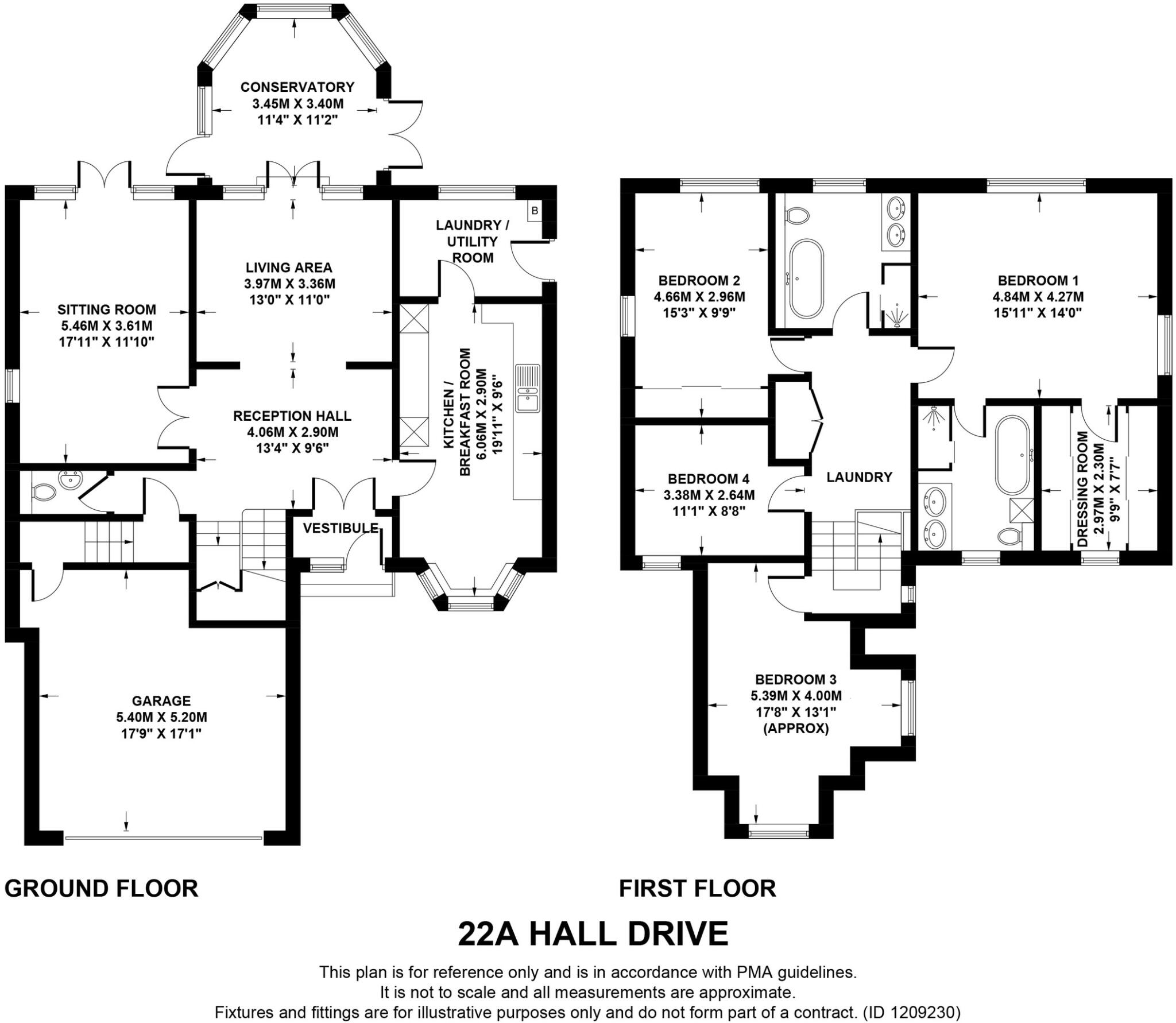 Hall  Drive, Bramhope floorplan
