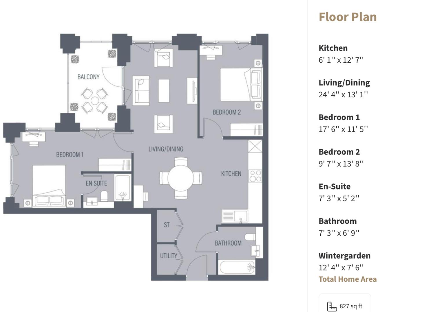 Vista Heights, 227 Ilderton Road, Bermondsey floorplan