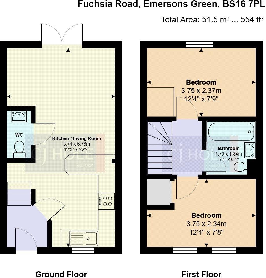 Fuchsia Road, Lyde Green, Bristol, BS16 floorplan