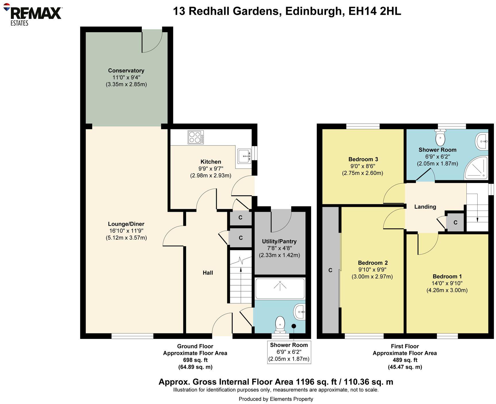 Redhall Gardens, Edinburgh, EH14 floorplan
