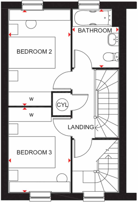 Tenchlee Place , Plot  112 Hall Green, Birmingham, B28 8SP floorplan