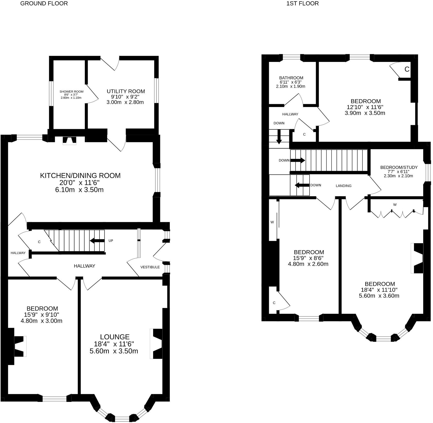 Chapelhill, 14 Drummond Terrace, Crieff, Perthshire, PH7 floorplan
