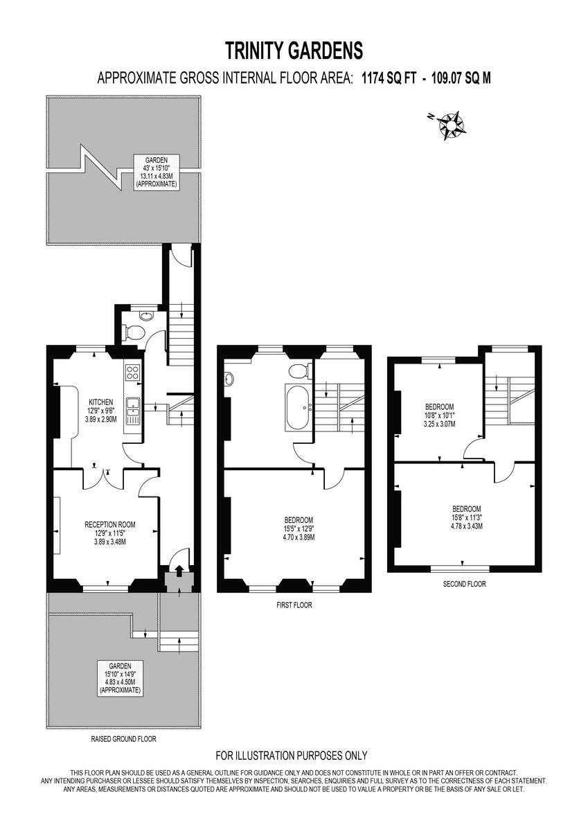 Trinity Gardens, London floorplan