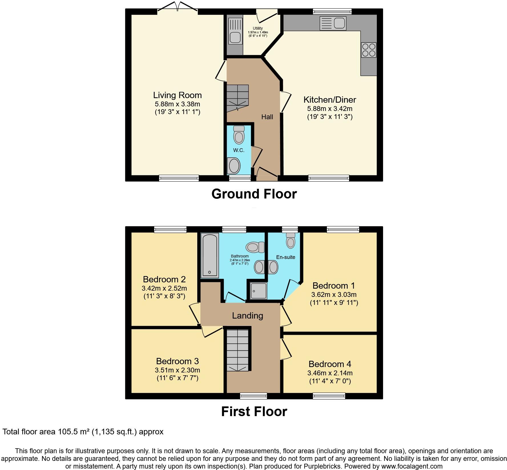 Cornelius Close, Navenby, Lincoln, LN5 floorplan