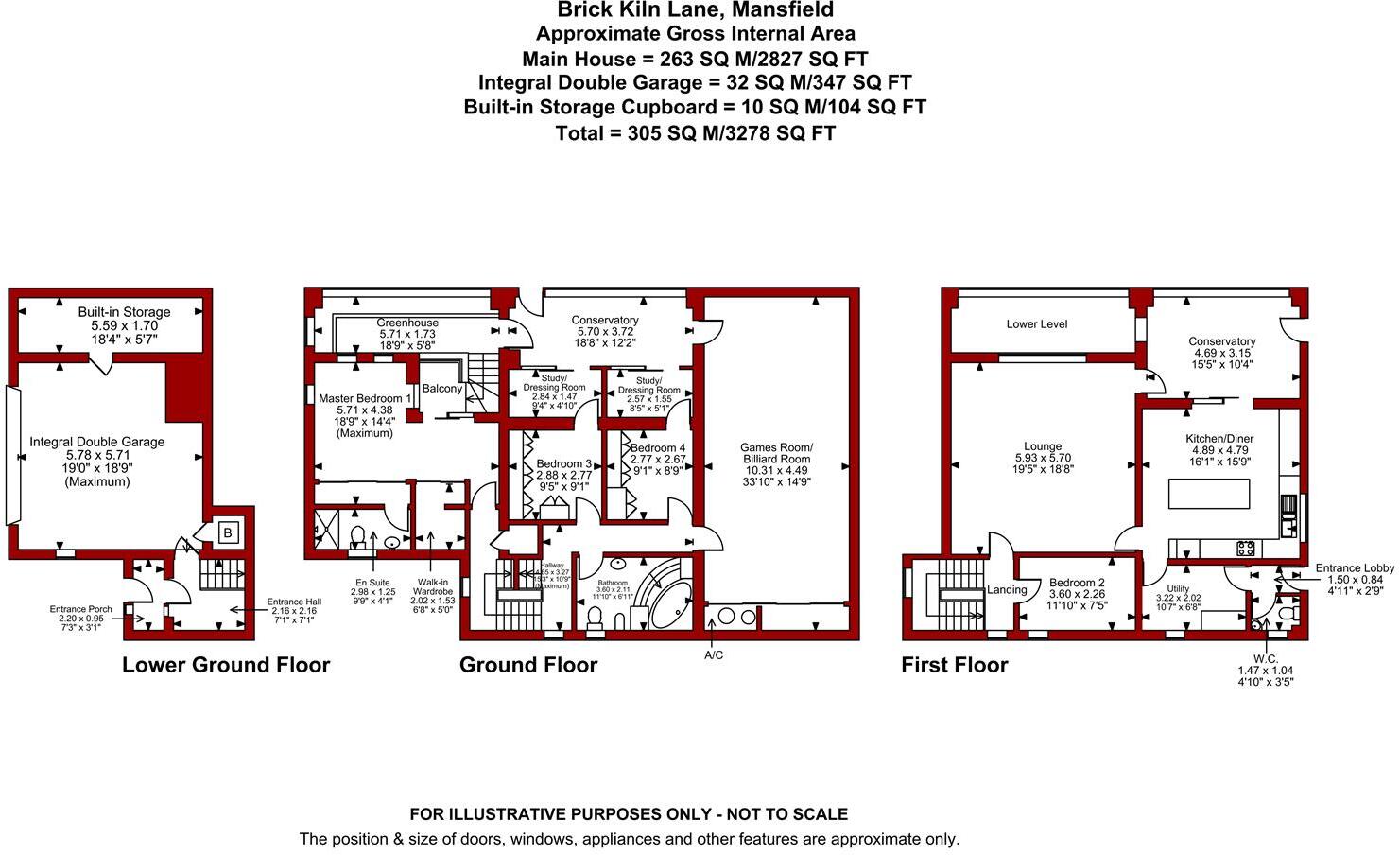Fishpond Hill Farm, Brick Kiln Lane, Mansfield floorplan