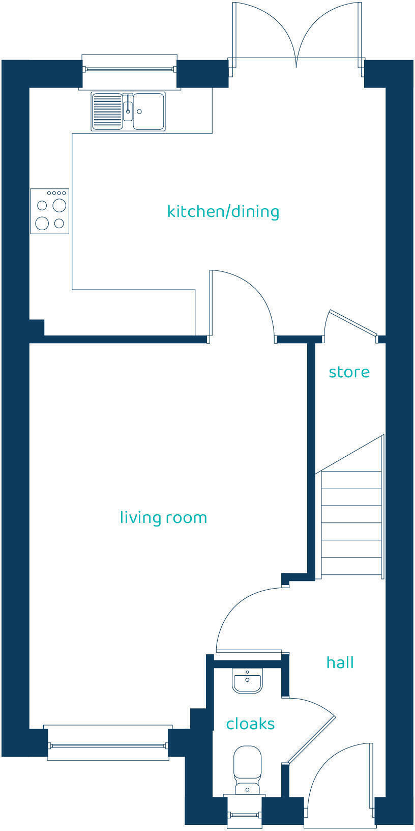 Ffordd Bayley/ Bayley Road,
Deeside,
Flintshire,
CH5 2GH  floorplan