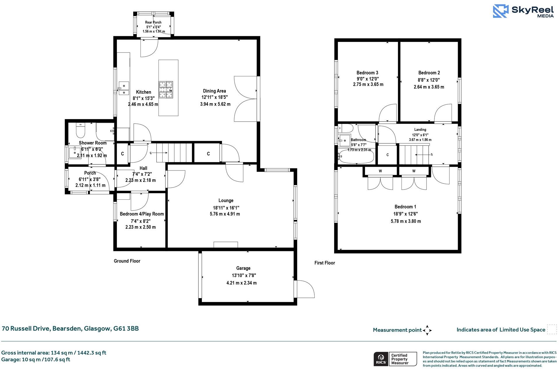 Russell Drive, Bearsden floorplan
