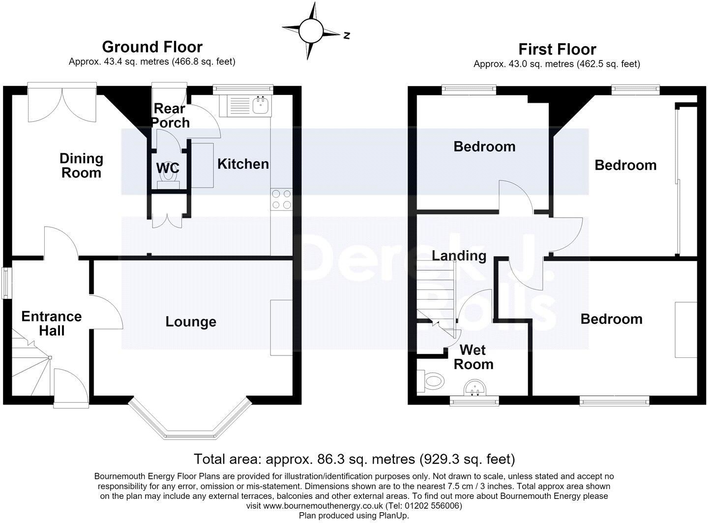 Ripon Road, Bournemouth, Dorset, BH9 floorplan