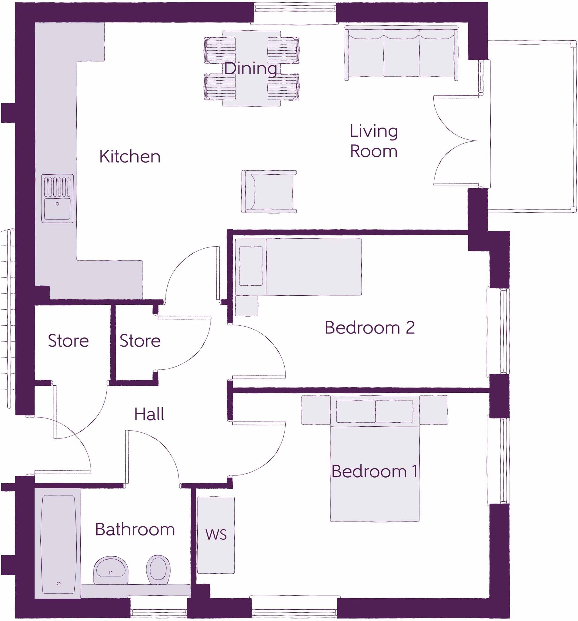 Off Calverton Lane,
Milton Keynes,
Buckinghamshire,
MK8 1HF floorplan