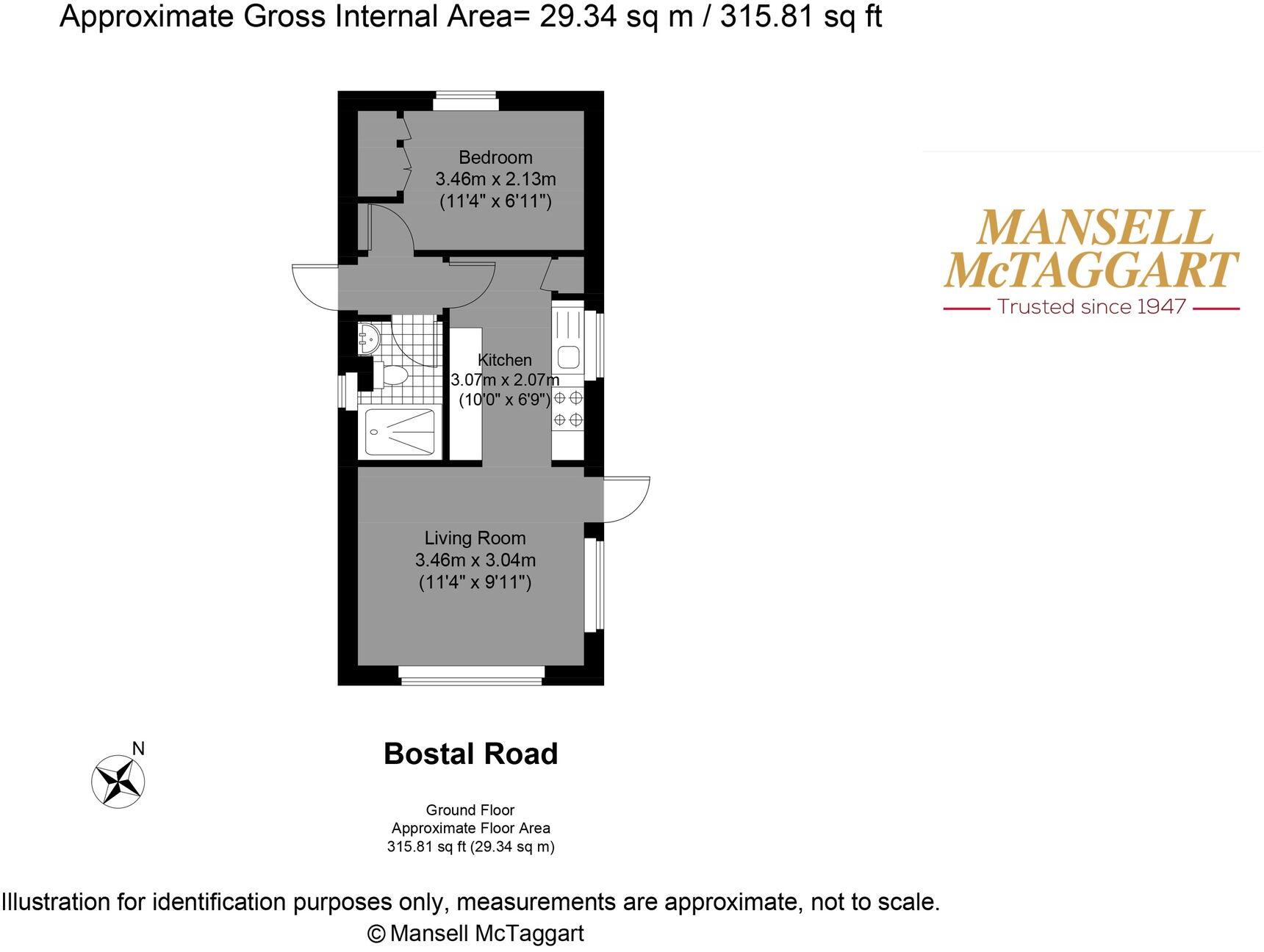 Bostal Road, Steyning, BN44 floorplan