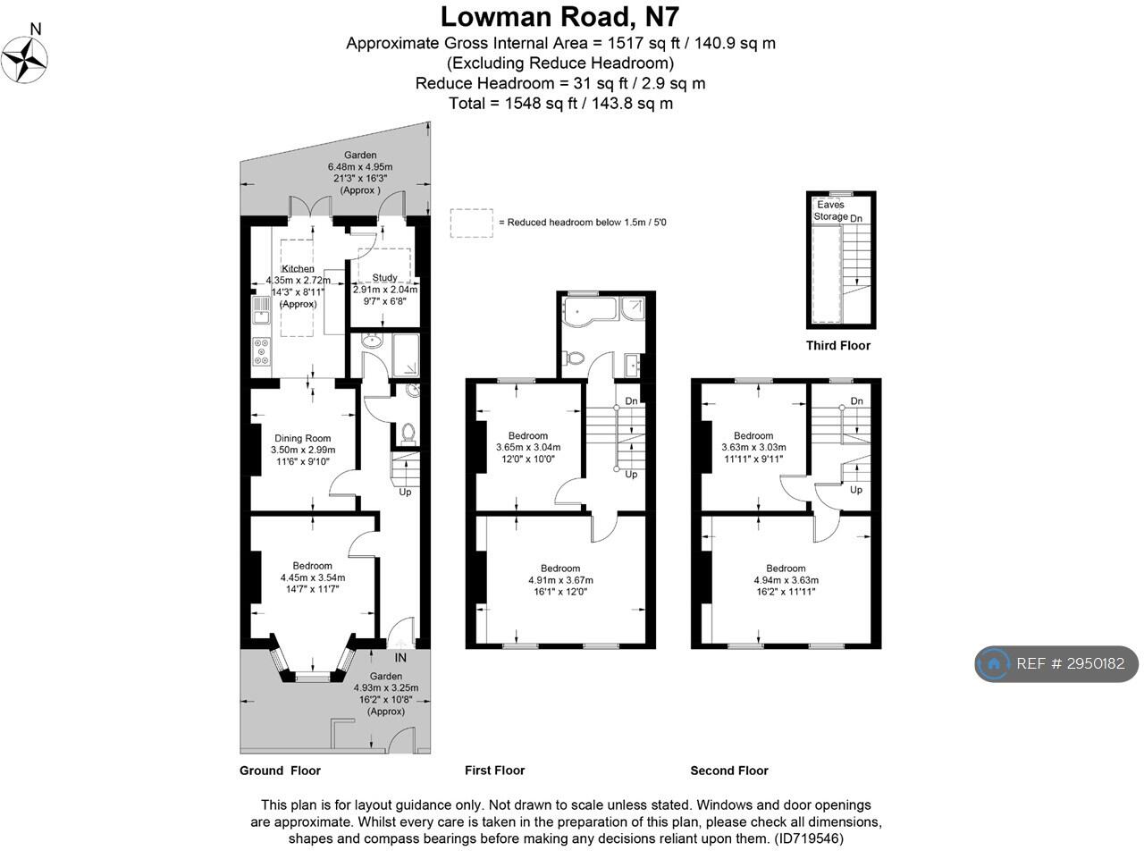 Lowman Road, London, N7 floorplan