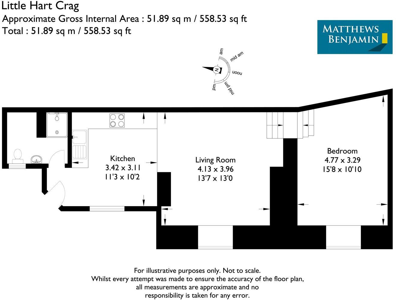 Little Hart Crag, Ambleside, Cumbria, LA22 0DN floorplan