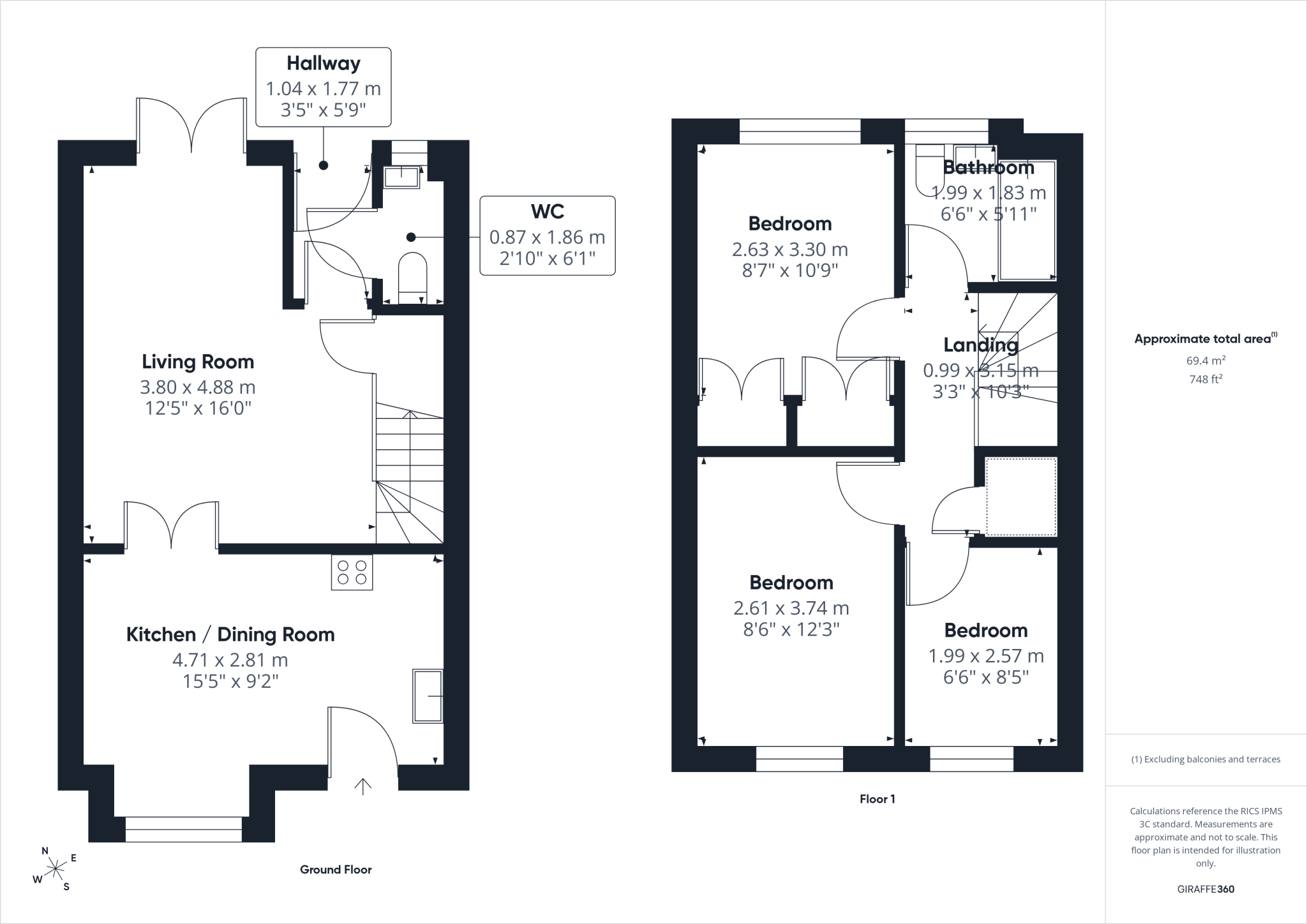Eastcliff, Portishead, North Somerset, BS20 floorplan