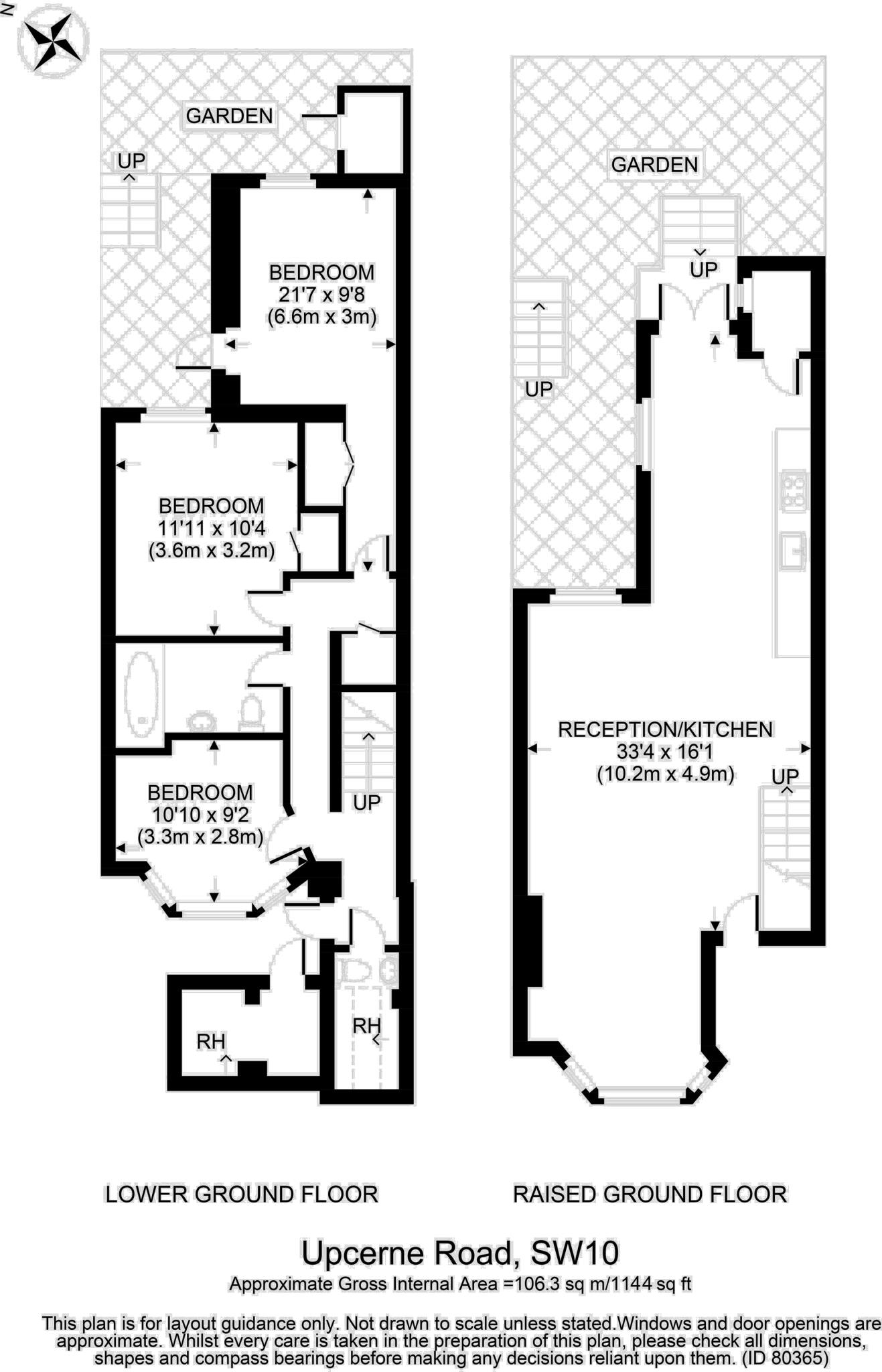 Upcerne Road, Chelsea, SW10 floorplan