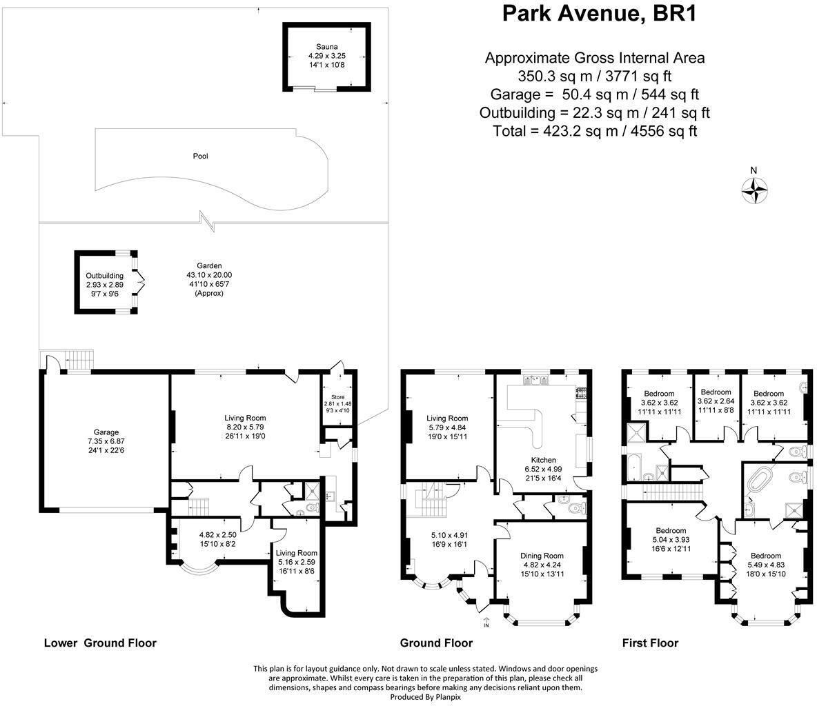 Park Avenue, Bromley floorplan