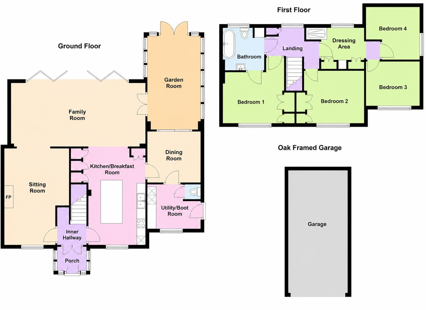 High House Cottages, Tenterden floorplan