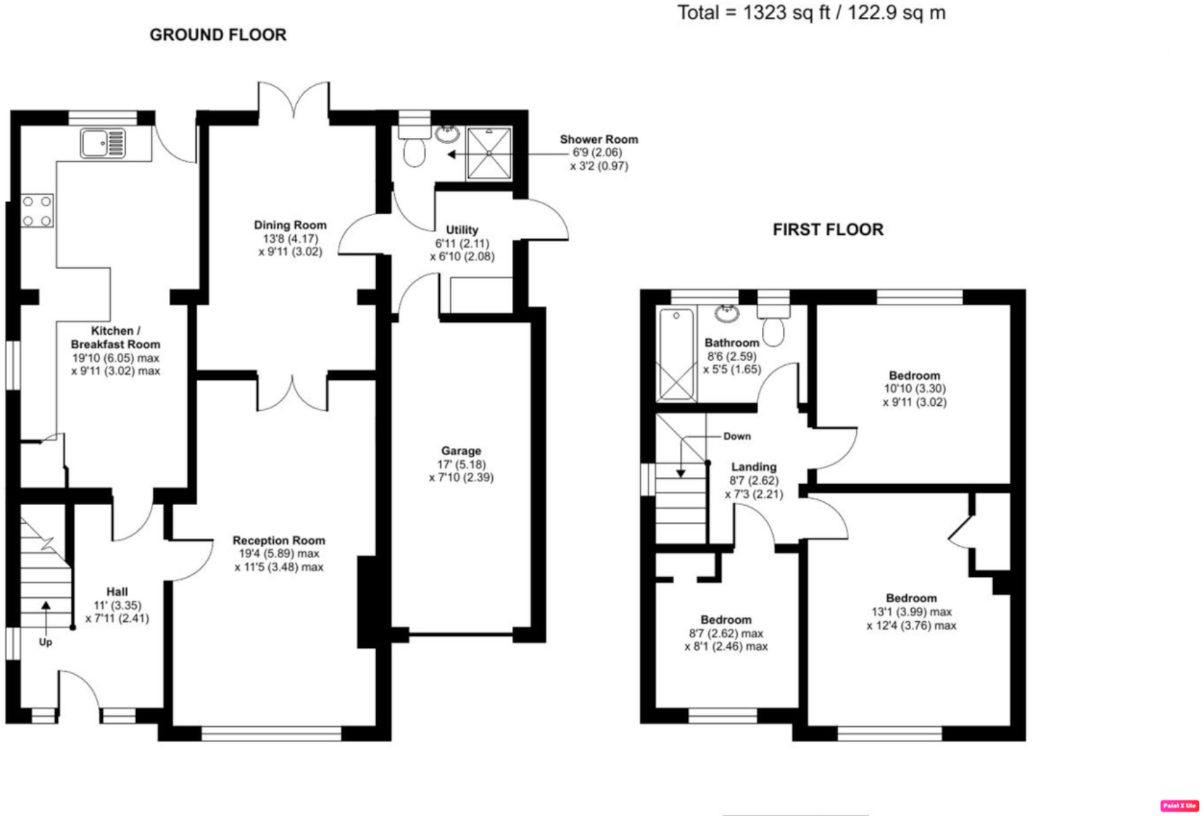 Cranwell Gardens, Bishop's Stortford, Hertfordshire, CM23 floorplan