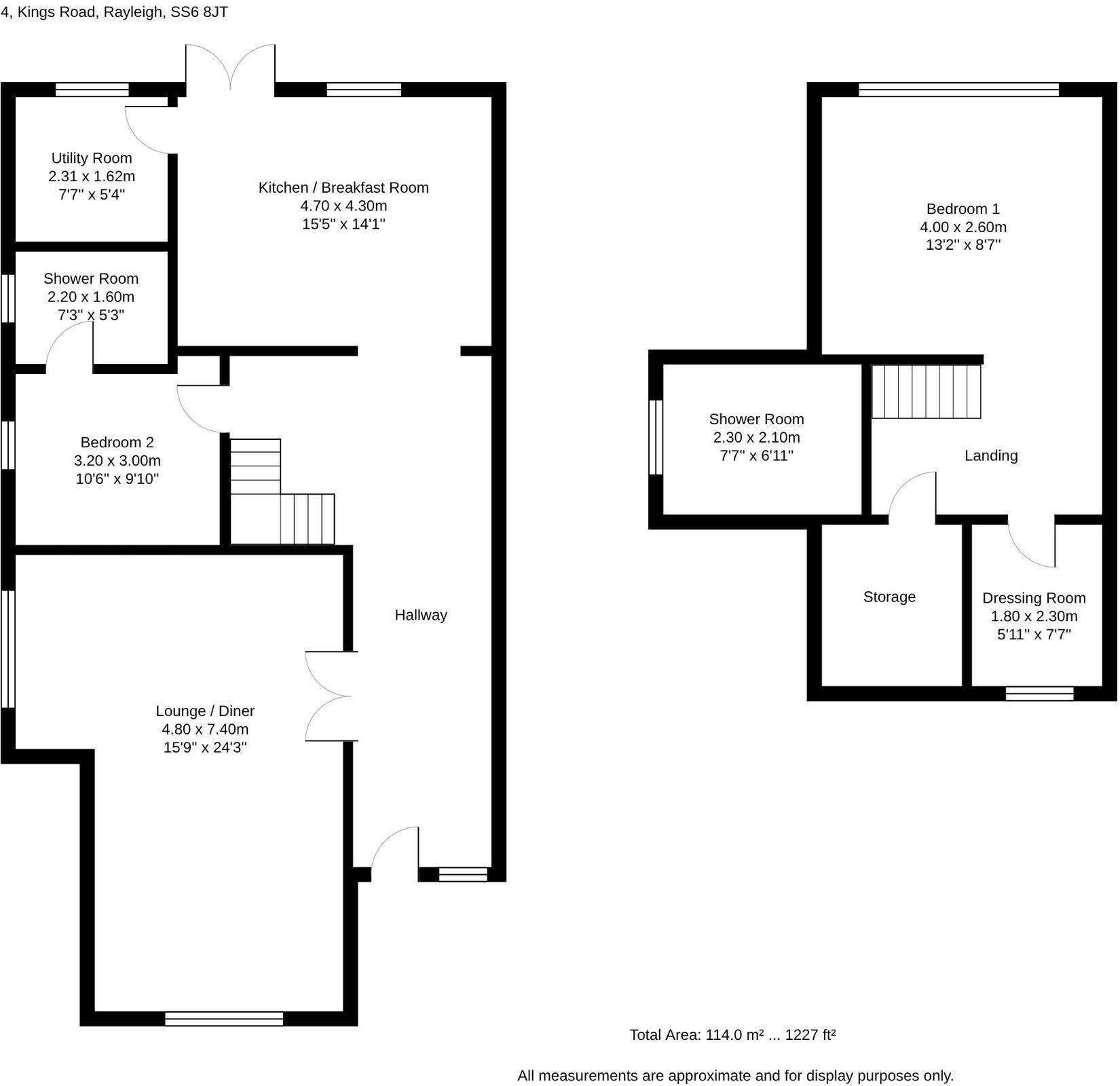 Kings Road, Rayleigh, SS6 floorplan