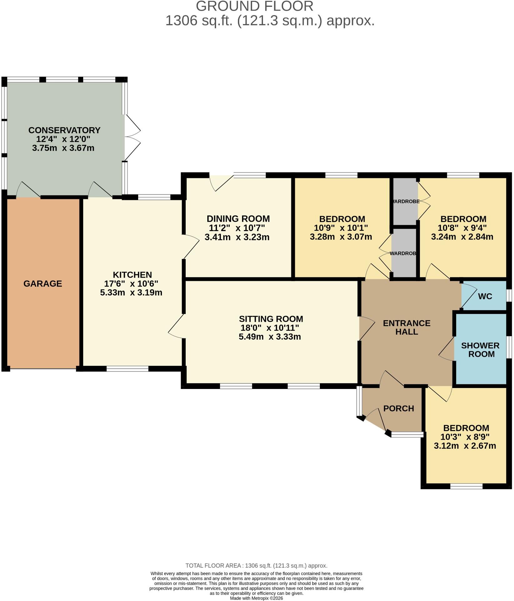 Glen Gardens, Surfleet, PE11 floorplan