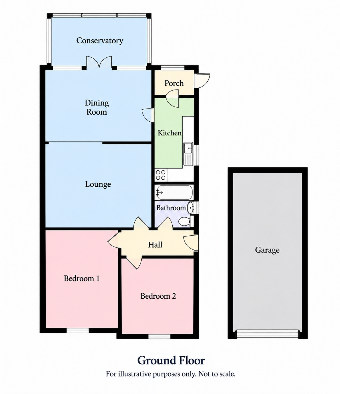 Highfield Crescent, Pontllanfraith, Blackwood, NP12 2ED floorplan