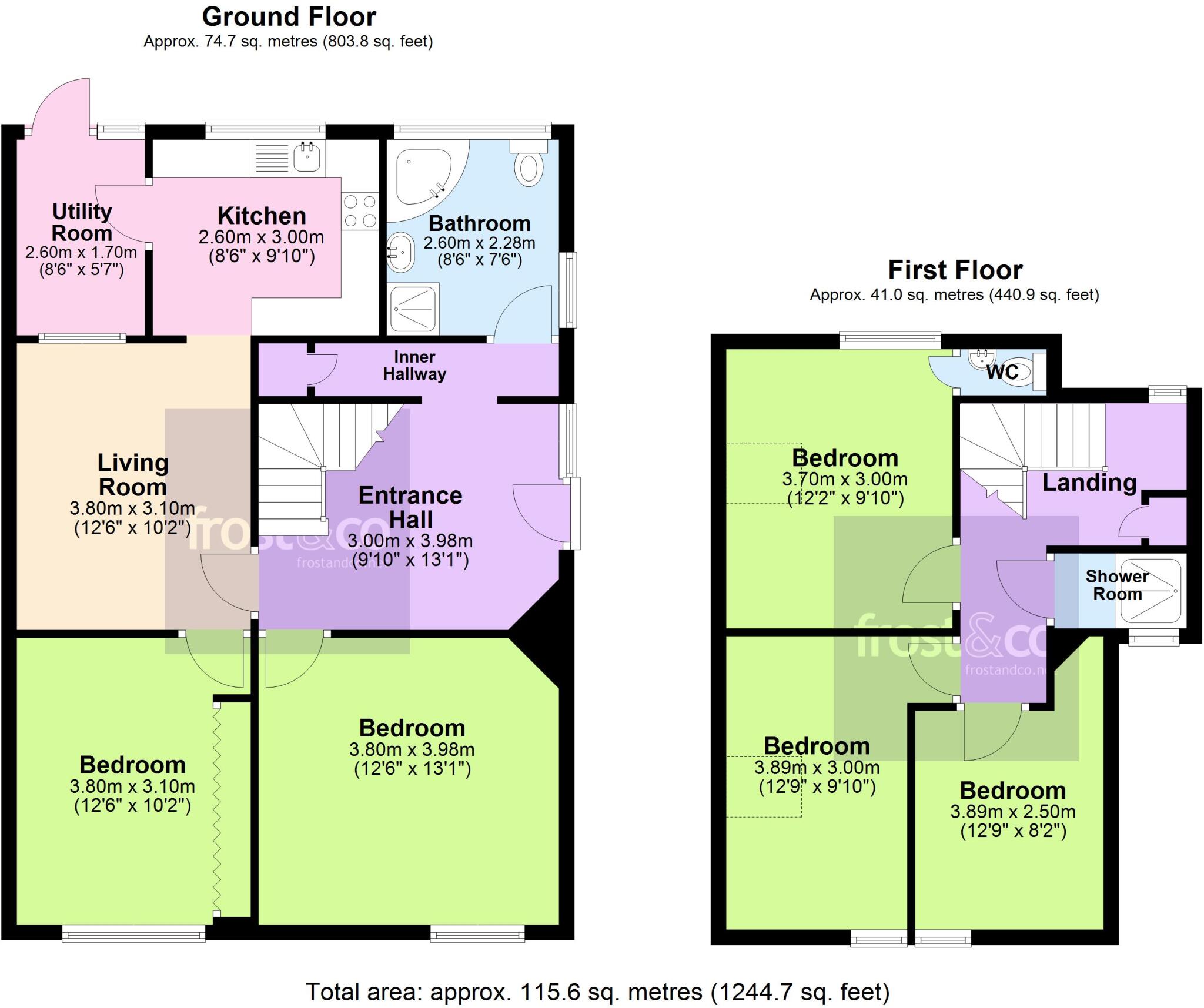 Columbia Road, Bournemouth, BH10 floorplan