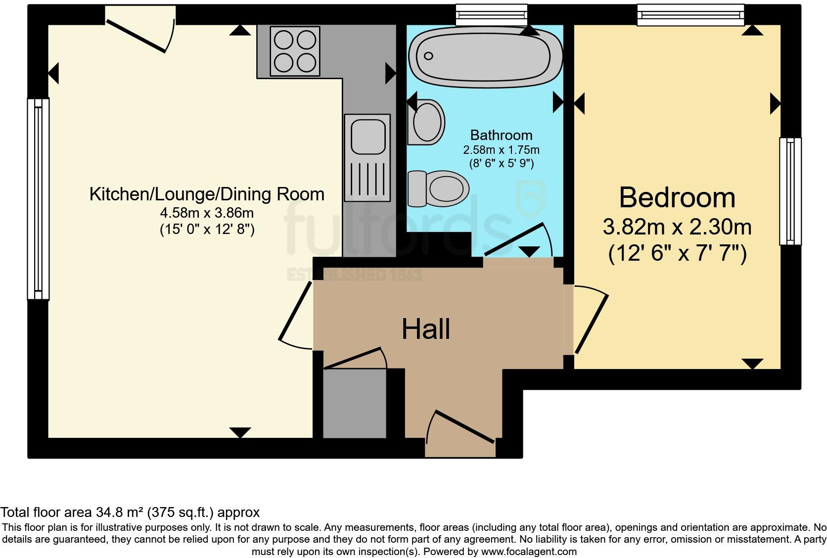 Belle Vue Road, Paignton, Devon, TQ4 floorplan