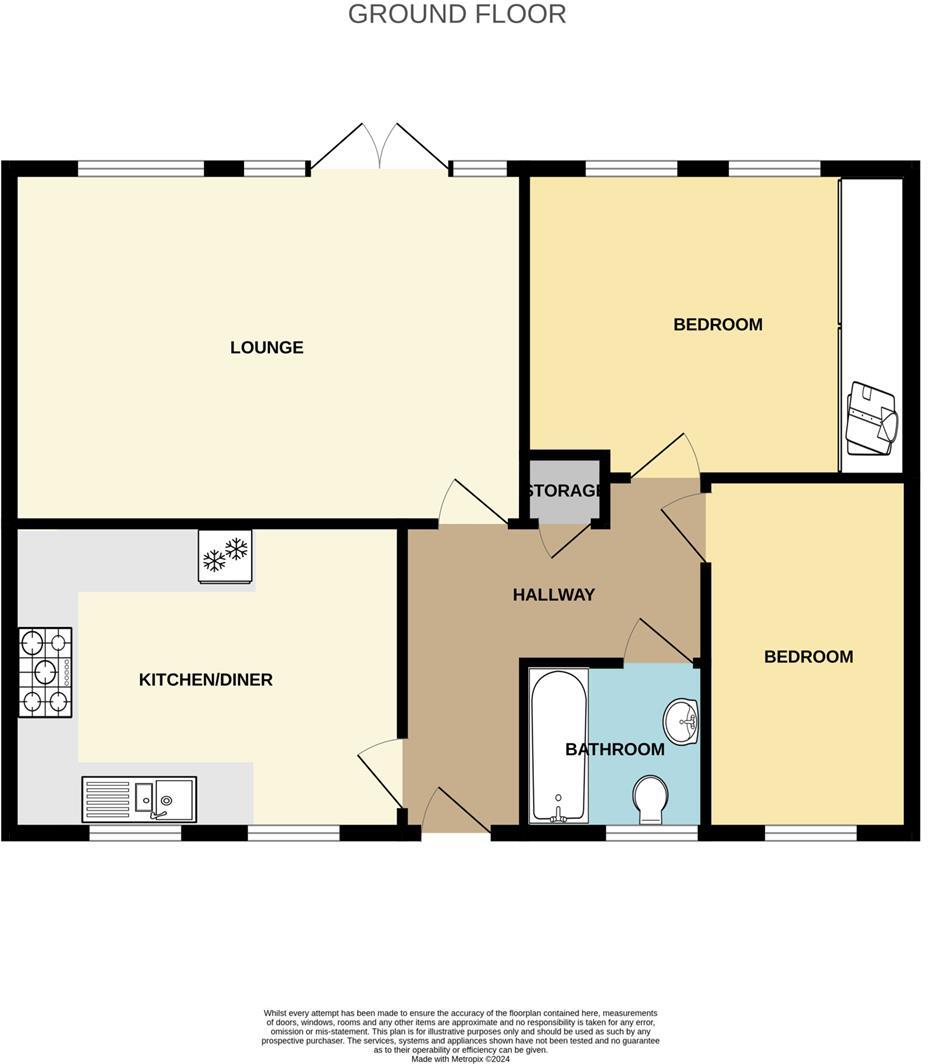 Riverside Court, Buxton floorplan