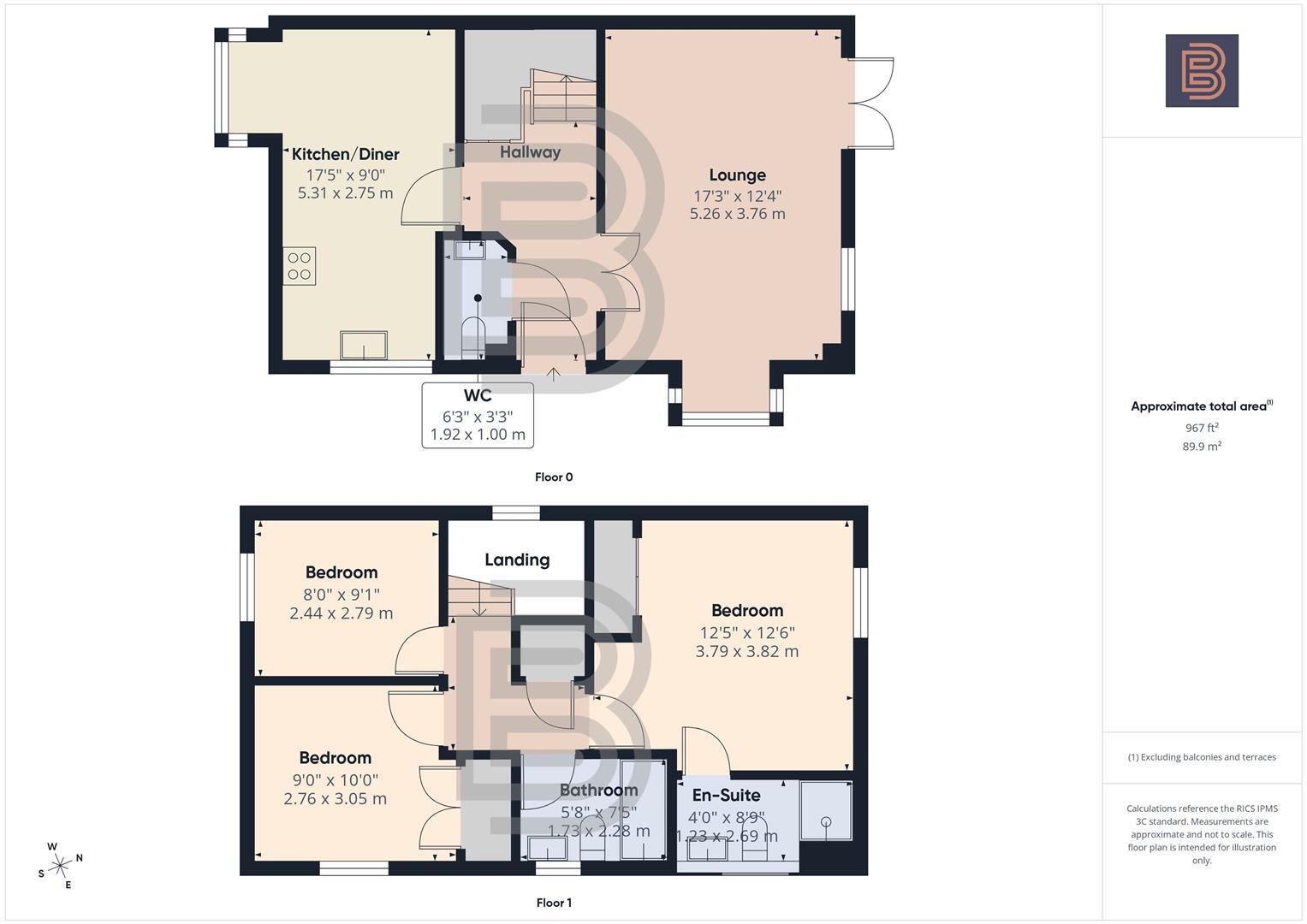 Spruce Close, Eden Park, Rugby floorplan