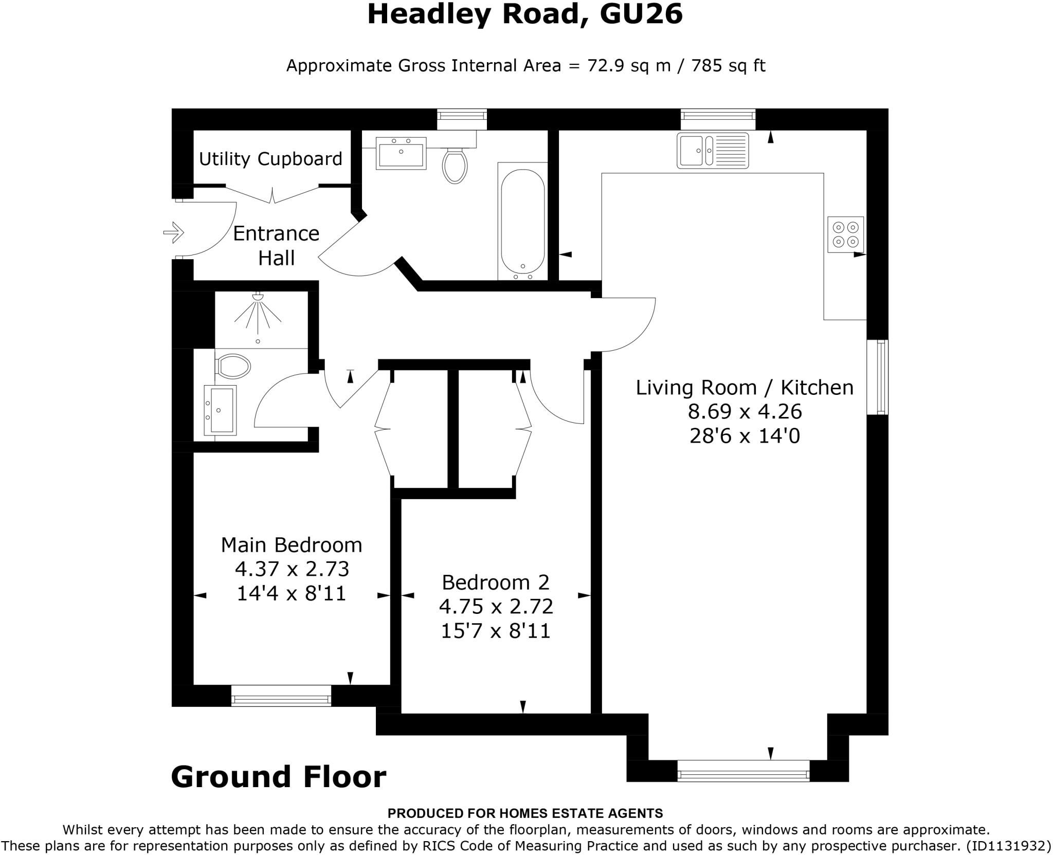 Headley Road, Grayshott, Hindhead, Hampshire floorplan