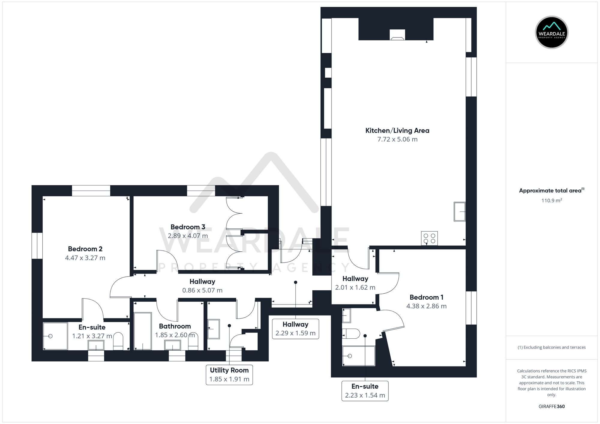 Newhouse, Ireshopeburn, DL13 floorplan