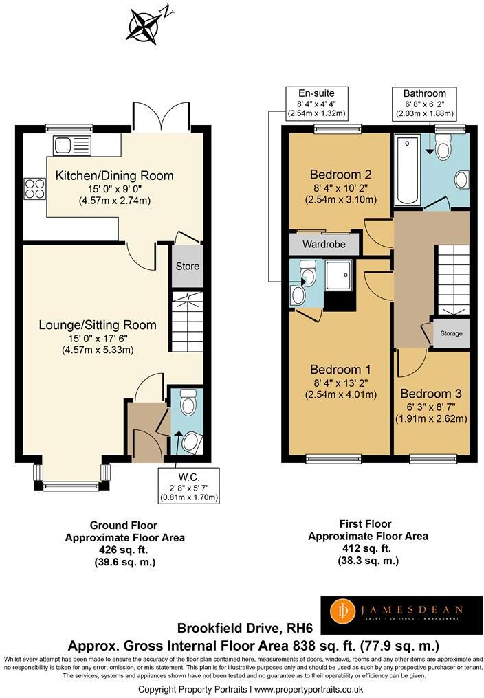 Horley, RH6  floorplan