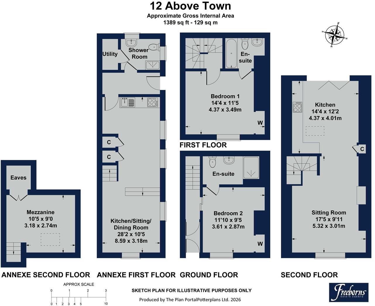 Above Town, Dartmouth floorplan
