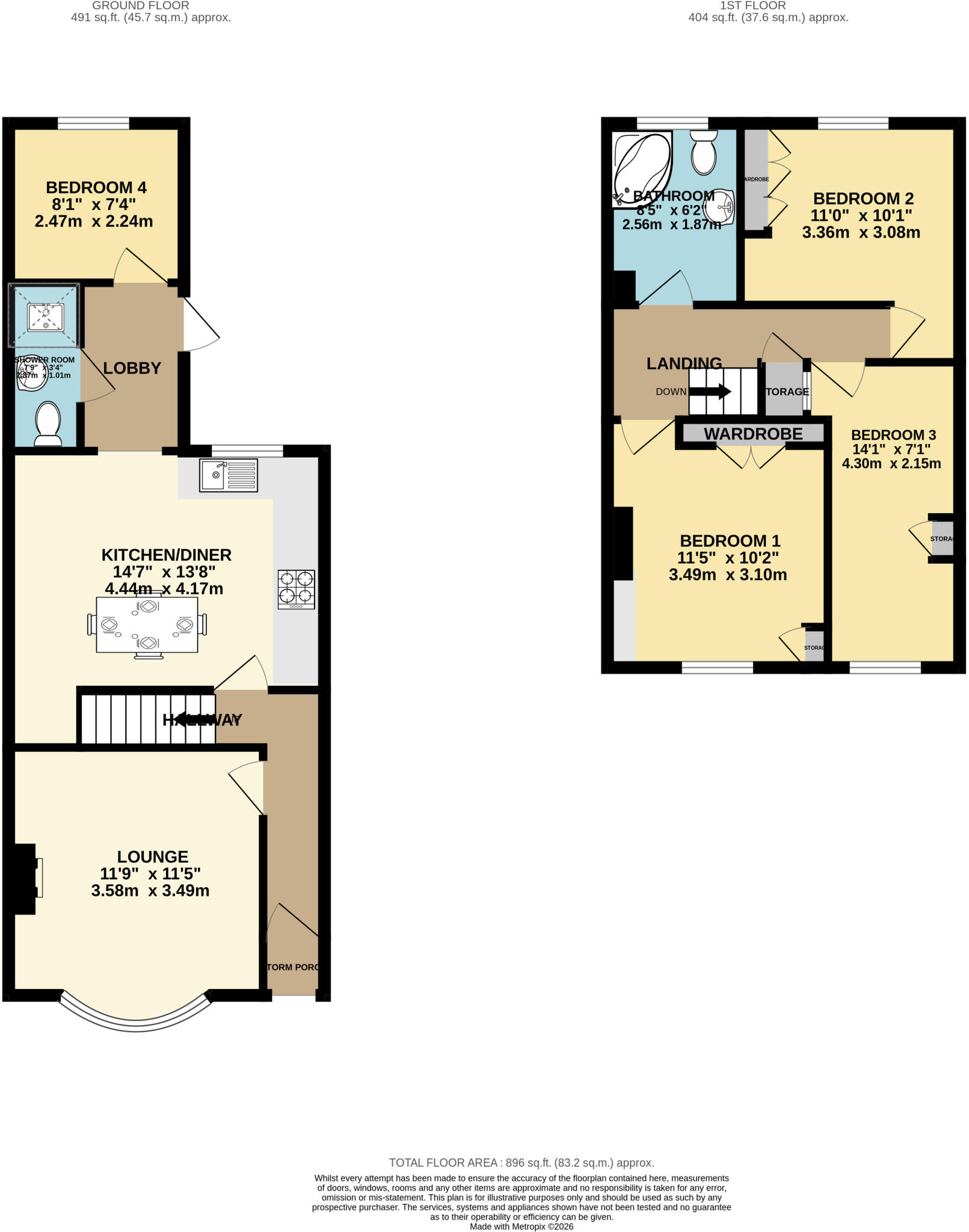 Finsbury Road, Leicester, LE4 floorplan