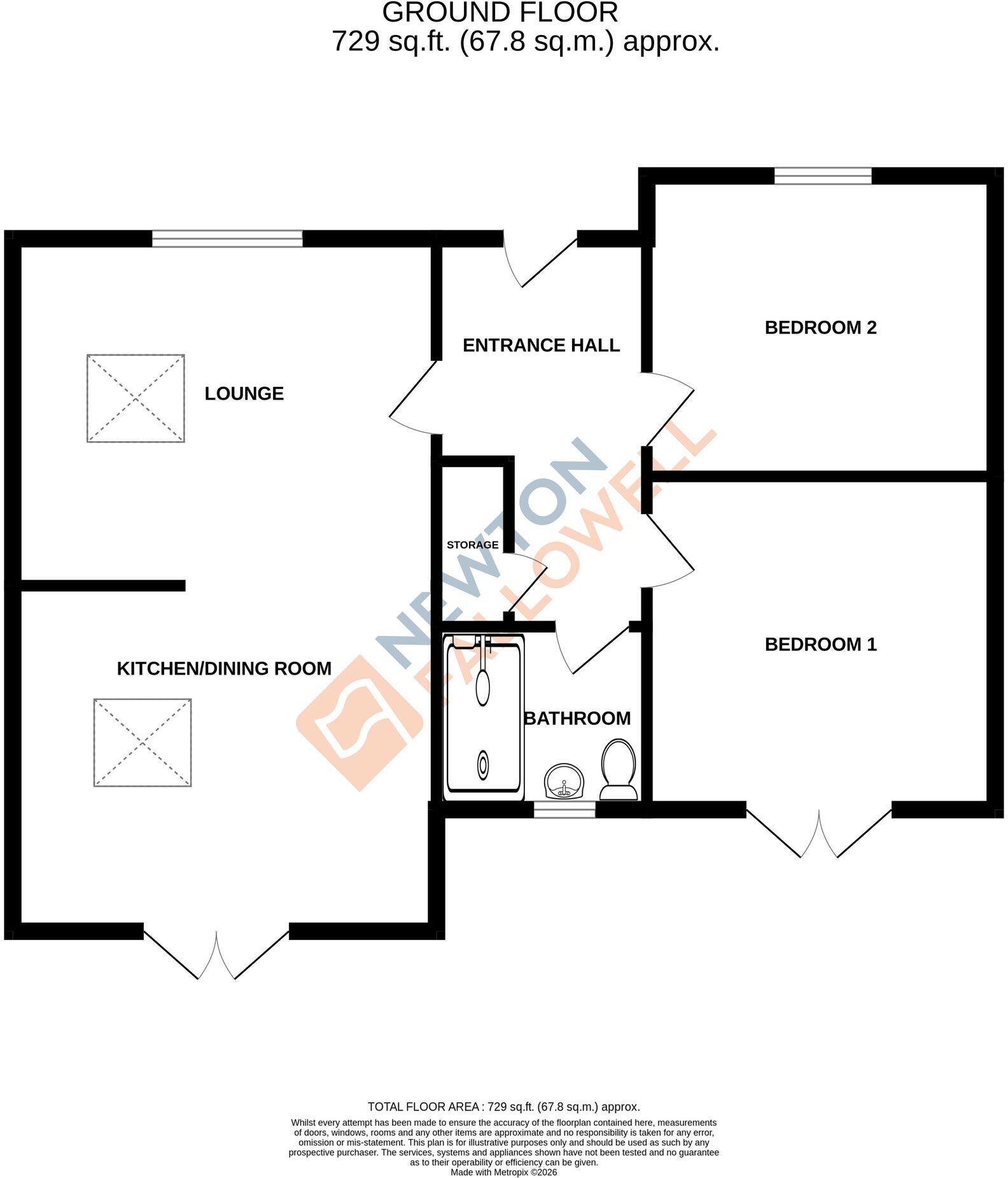 Millers Close, Bourne, PE10 floorplan