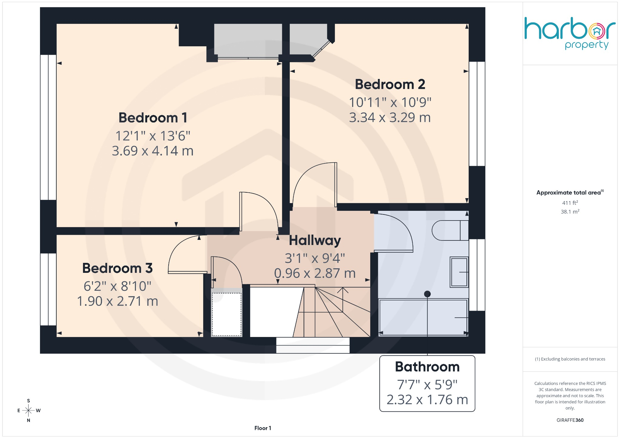 Kirkinner Road, Mount Vernon, Glasgow, G32 9NT floorplan