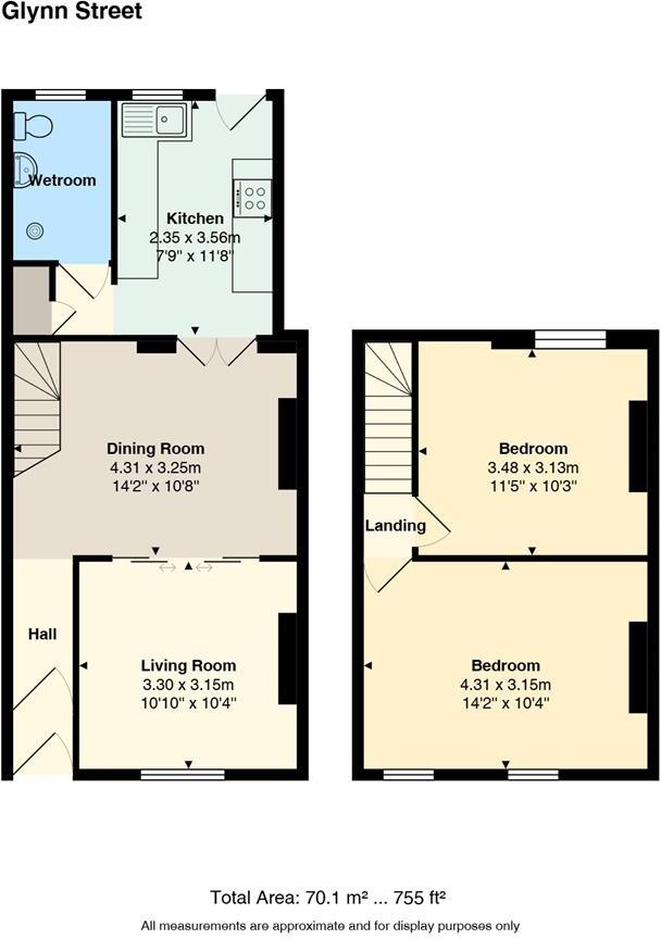 Glynne Street, Canton, Cardiff floorplan