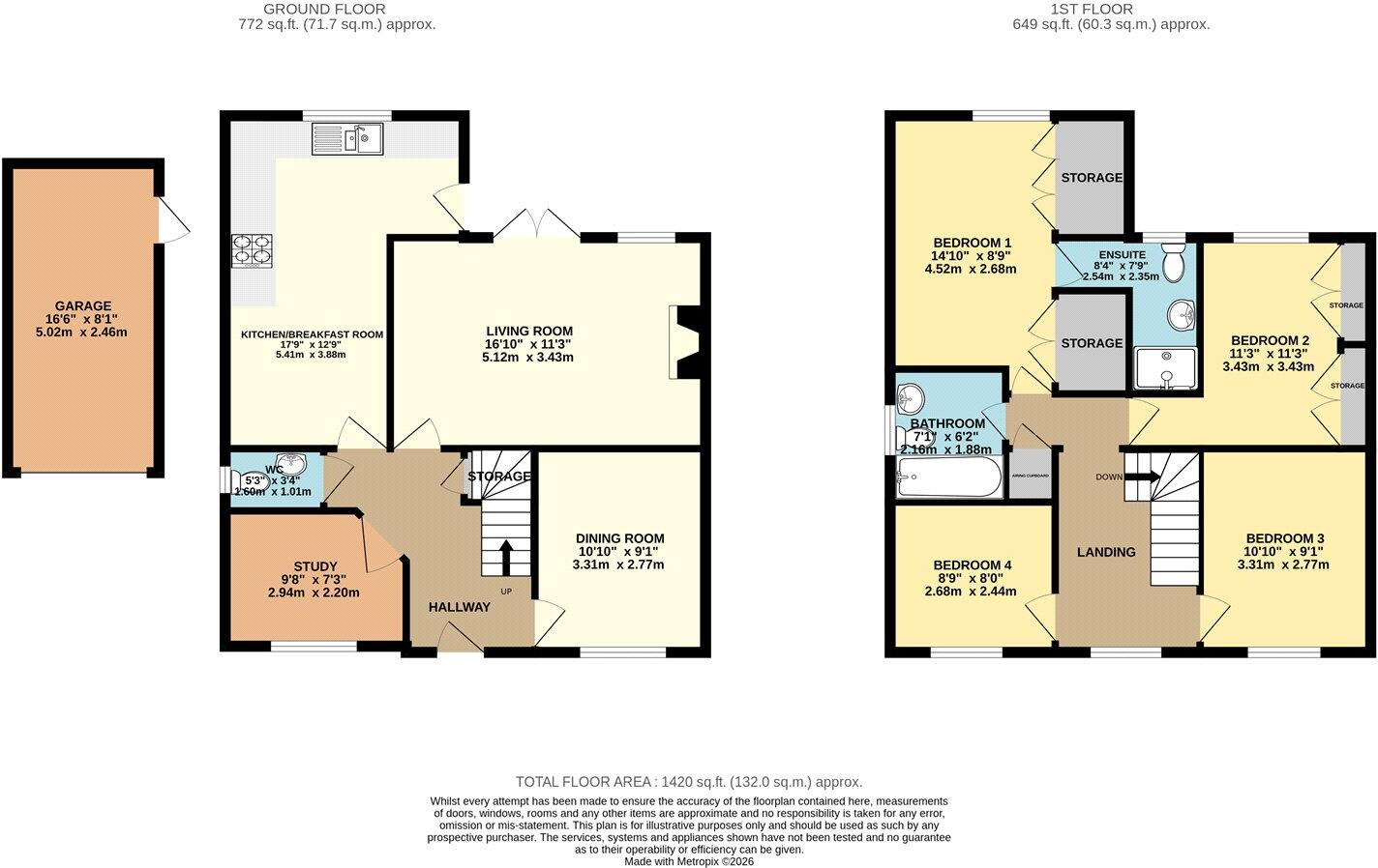 Windmill Close, Lakenheath, Brandon, Suffolk, IP27 floorplan