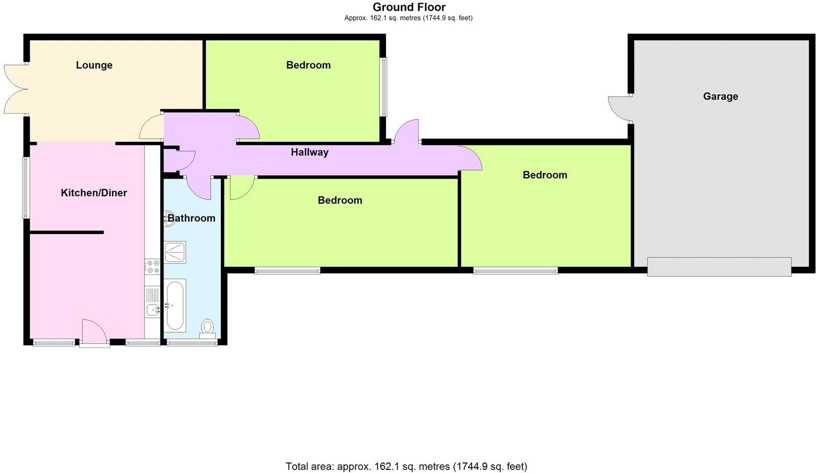 Kingsbridge Drive, Pembroke, Pembrokeshire, SA71 floorplan